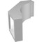 Ekena Millwork 4-in. W x 8-in. D x 12-in. H Merced Architectural Grade PVC Knee Brace BRCP04X08X12MRC - alternate 2